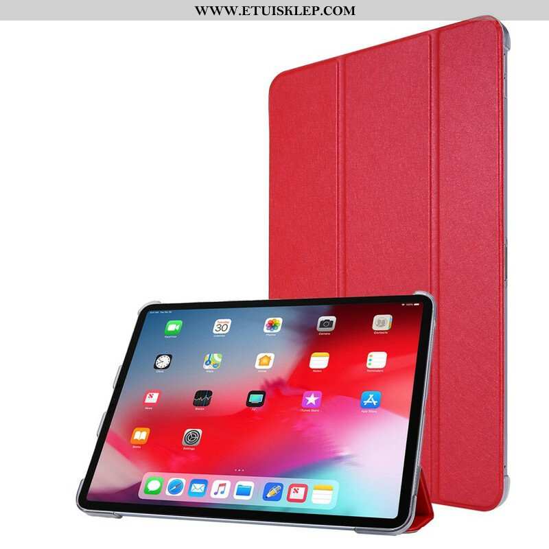 Etui Na Telefon do iPad Pro 12.9" (2022) Jedwabna Tekstura Sztucznej Skóry